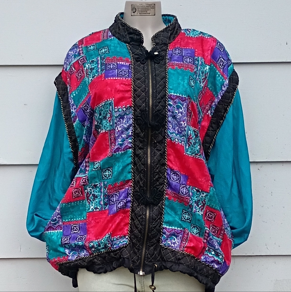 Vintage Quilted Baroque Windbreaker